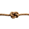 © MS Store - Brown rope with a knot isolated on transparent background