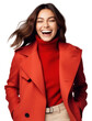 © Rawpixel.com - PNG Laughing fashion jacket winter.