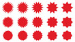 © icons gate - starburst badge sticker icon , sale or price tag sticker, retro stars icon. special offer label