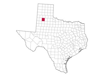  Location Of Hale County in Texas Map, USA