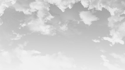 Wall Mural - black sky with white cloud