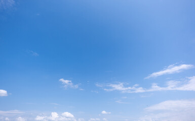 Wall Mural - clear blue sky background,clouds with background, blue sky background with tiny clouds. white fluffy