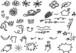 © VEECT STORE - Hand Drawn Doodle Vector Sketch Symbols Fun Creative Elements Icon Set