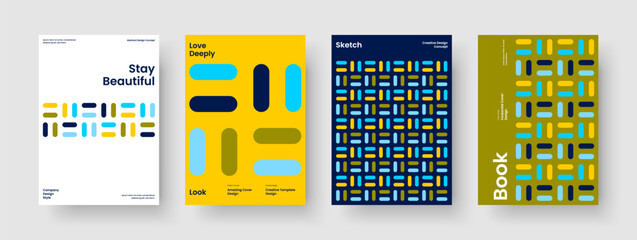 Wall Mural - Geometric Banner Template. Abstract Book Cover Layout. Creative Brochure Design. Business Presentation. Report. Background. Poster. Flyer. Portfolio. Handbill. Brand Identity. Magazine. Leaflet