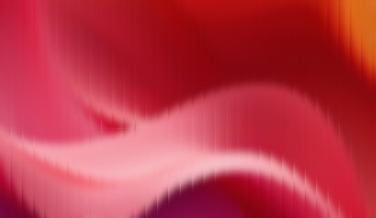 Wall Mural - Red, Pink Purple Abstract Background – Curved Gradient Flow Texture Art Design. abstract red silk background
