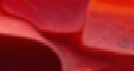 Wall Mural - Red Orange Abstract Background – Glossy Gradient Fluid Motion Texture Glow Art Design. abstract red background with waves