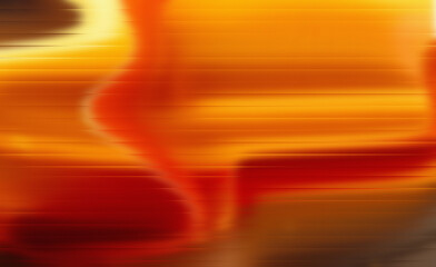 Wall Mural - Orange Red Yellow Abstract Background – Wavy Gradient Motion Glow Texture Art Design. abstract motion background loop