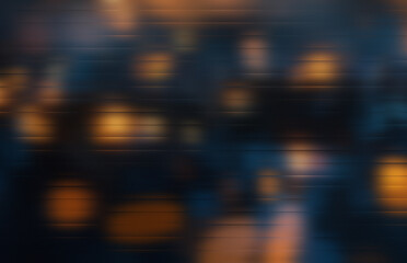 Wall Mural - Orange Yellow Blue Abstract Background – Blurred Light Glow Motion Texture Art Design. abstract bokeh background