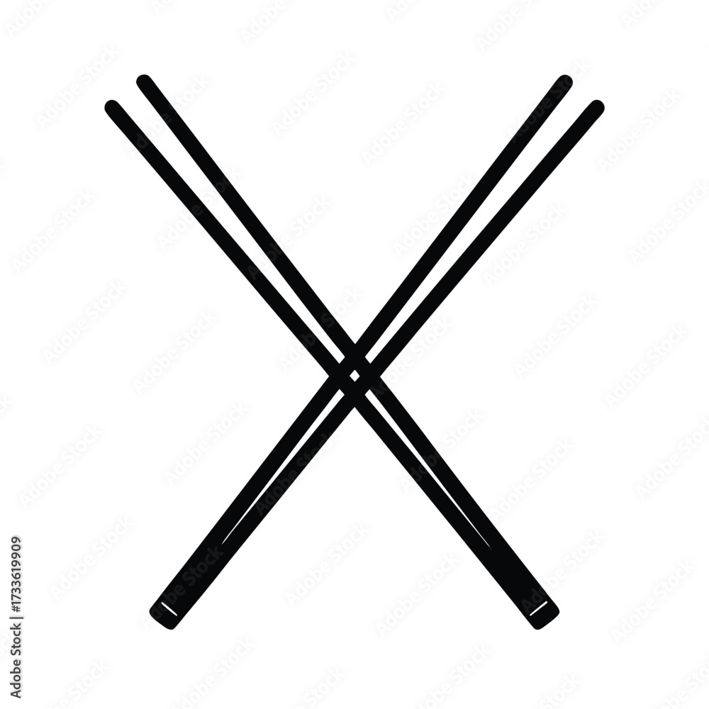 Chopsticks Pair Vector