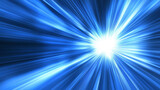 Abstract background with blue radial line effects creating depth motion and energy symbolizing speed futuristic design perspective and dynamic visual flow.