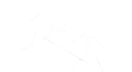 Abstract geometric wireframe polygon background design isolated PNG with Transparent Background