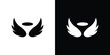 © Ranveer - Angel icon illustration element design. black glyph icons