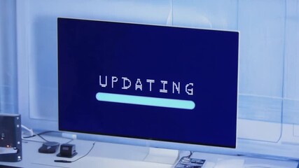 Computer updating.