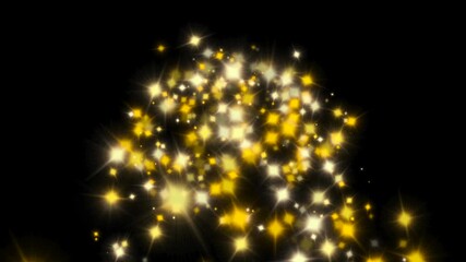 Wall Mural - Festive sparkling starry cascade special occasion background animation