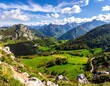 © Deri - Panoramic mountain valley view