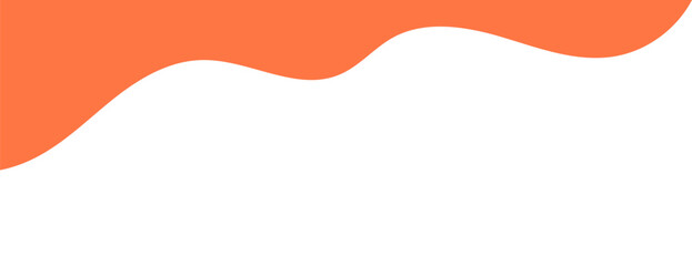 Wall Mural - Simple, flat design graphic header or border, providing copy space for presentations or websites