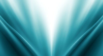 Wall Mural - Abstract Cyan Blue Light Streaks and Rays Background teal