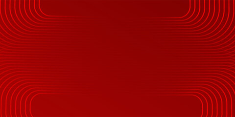 Wall Mural - Red abstract background with glowing geometric lines. Gradient layout good nice texture simple art shape pattern
