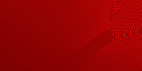 Wall Mural - Red abstract background with glowing geometric lines. Gradient layout good nice