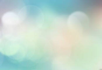 Wall Mural - Green blue blurred background.Abstract soft colors illustration.Nature bokeh wallpaper.