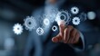 © Dao - Incident management, business technology concept. Operational excellence in IT operations. Process of efficiently identifying, diagnosing and resolving unexpected problems that occur in IT systems.