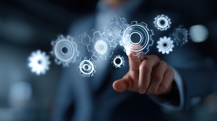 Incident management, business technology concept. Operational excellence in IT operations. Process of efficiently identifying, diagnosing and resolving unexpected problems that occur in IT systems.