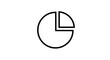 © Dimmy - Pie chart division black white icon