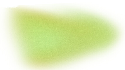 An abstract green shape isolated on transparent background, featuring soft edges and a subtle gradient that creates a sense of depth and dimension, resembling a blurred cloud