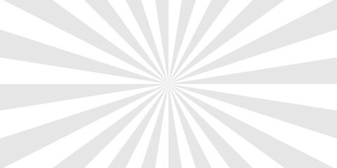 Wall Mural - Abstract shine white and gray ray cartoon pop sunburst wallpaper. spiral line diagonal vintage summer poster design.