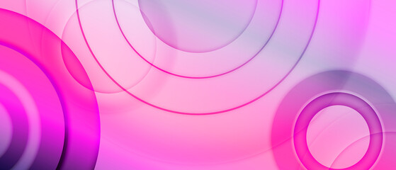 Wall Mural - Abstract circle papercut layer gradient purple background