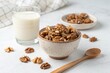 © fakhrurazi - Walnut snack bowl