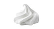 © Aline - Isolated Swirl of Whipped Cream, Sweet Dessert Topping for Pastries, Cakes, and More