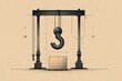 © BYAI - Heavy lifting equipment with a hook and a load suspended in a construction site setting