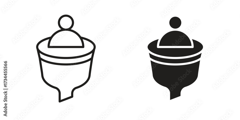 Lead conversion icons simple vector set. logo sign symbol set Stock ...