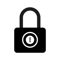 lock icon vector illustration