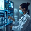 © MDFARHADUL - Doctor using online medical record system to check and update patient data. Smart healthcare concept for assessing treatment quality, patient care and hospital service evaluation