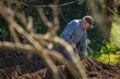 © carballo - farmer working in the field or orchard