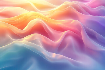 Canvas Print - A Soft Dream of Light and Color Interplay