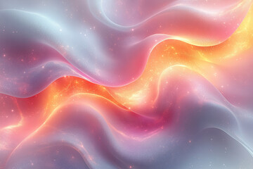 Canvas Print - The Serenity of Subtle Pastel Glows Unfolding