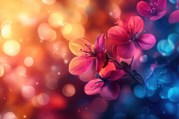 Canvas Print - Bright and Stylish Digital Art with Clean Simple Lines