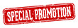 © BHM - special promotion rectangular sign. special promotion stamp