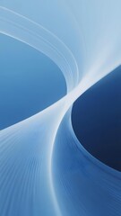 Abstract blue wave pattern with flowing curves and light gradients