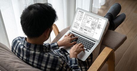 Website design software provide modish template for online retail business and e-commerce