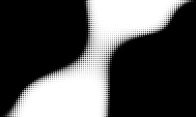 Wall Mural - Halftone twisted grunge pattern design