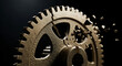 © Kevin - Broken gear disintegrates against a dark background, symbolizing failure and the fragility of complex systems, creating a somber and reflective mood.