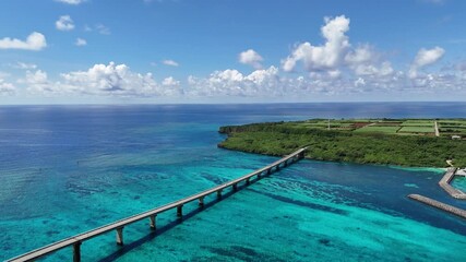 Wall Mural - 美しい宮古島の空撮映像