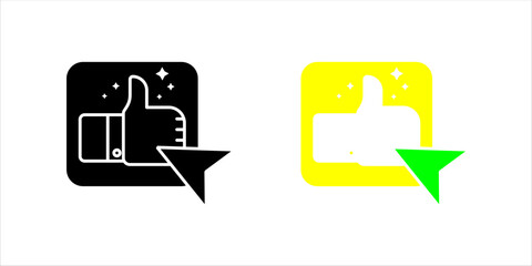 Digital Responibility Icon set . Vector Illustration Outline	
