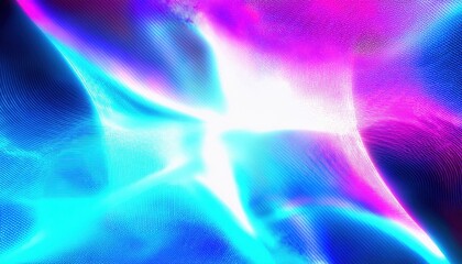 Wall Mural - abstract neon light waves bright digital glow background for wallpaper or banner use