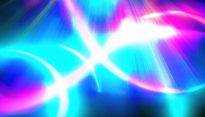 Wall Mural - abstract neon light waves bright digital glow background for wallpaper or banner use