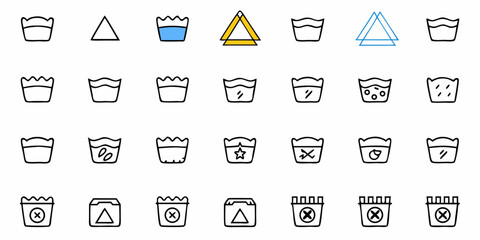 Delightful hand-drawn icons showcasing creative containers and shapes, perfect for web design, app development, and artistic projects, adding a playful touch to any interface